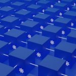 Microservices - a group of blue squares