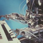 Artificial Intelligence - robot playing piano