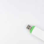 Cloud Storage - white and green disposable lighter